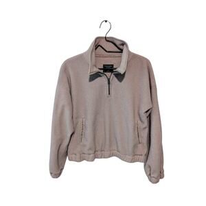 Light Pink Abercrombie & Fitch Fleece Jacket